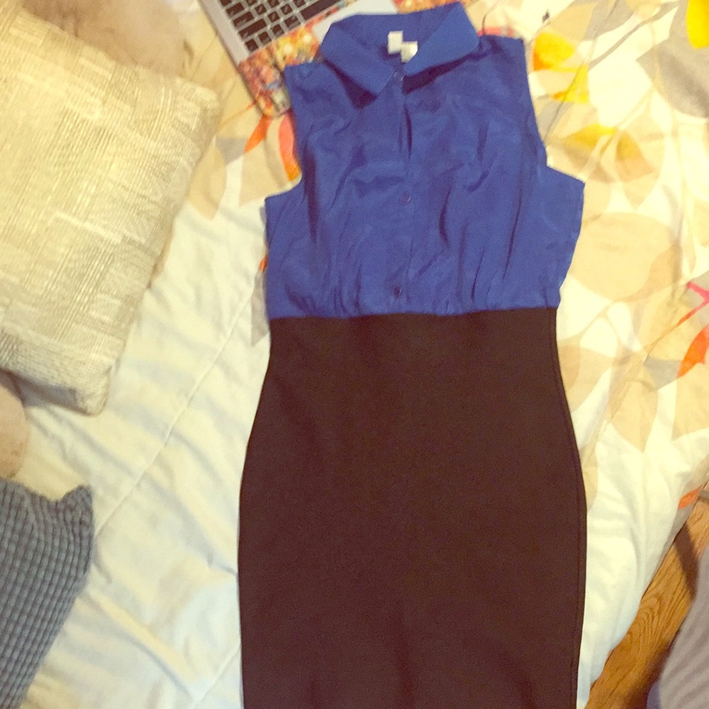 Forever 21 Royal Blue Bodycon Dress